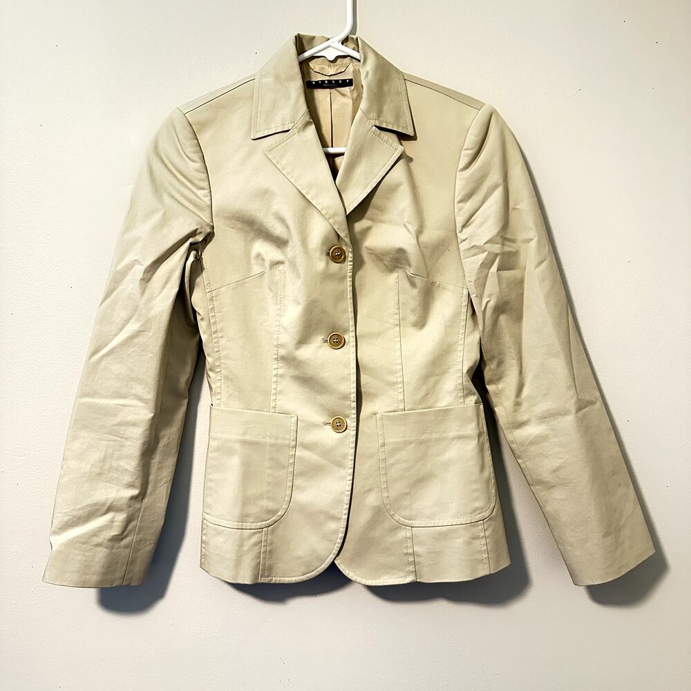 Sisley‎ Classic Taglia Blazer Beige Size 38